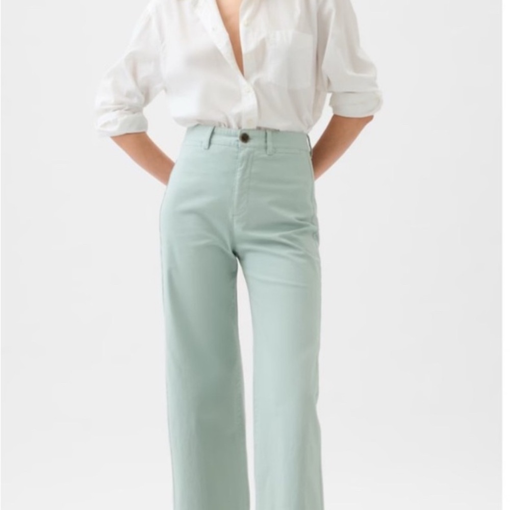 GAP Mint Green Flare Jeans